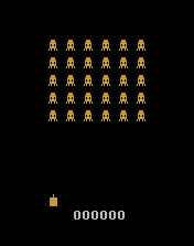 Space Invaders Clone in BASIC Title Screen
